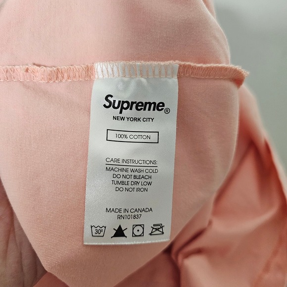 Supreme Box Logo Tee Mens XL Pink Silver Foil Red Bogo Streetwear T-Shirt - Picture 7 of 7